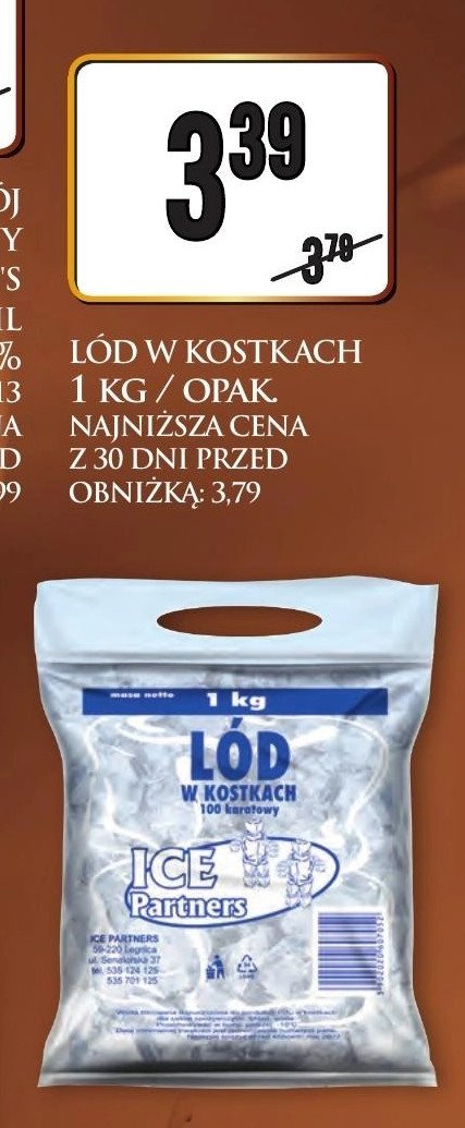 L贸d w kostkach promocja
