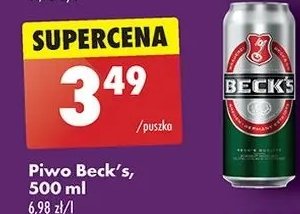 Piwo Beck's imported promocja