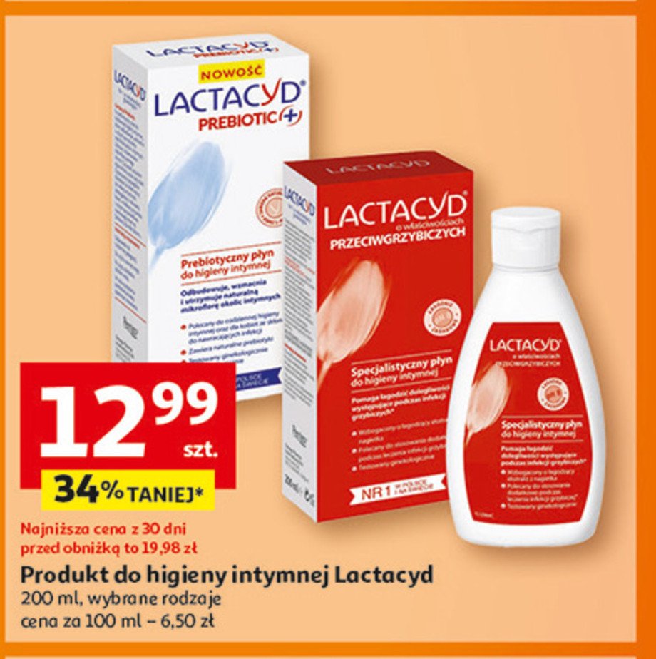 Emulsja do higieny intymnej - zapas Lactacyd przeciwgrzybiczny promocja