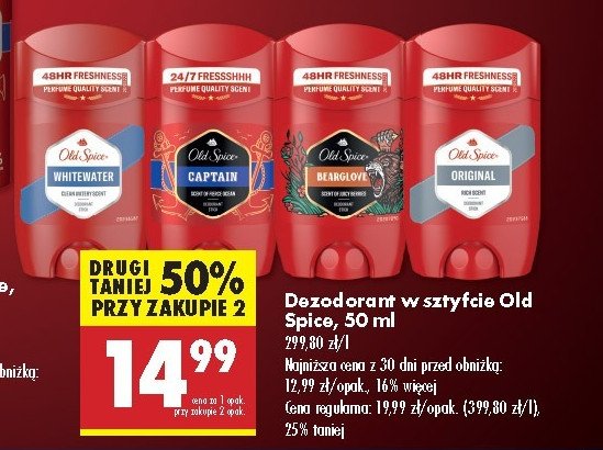 Dezodorant Old spice original promocja