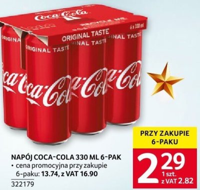Napój Coca-cola promocja w Selgros