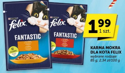 Karma mokra dla kota Felix Fantastic wybrane rodzaje promocja w Groszek