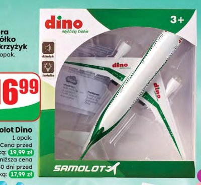 Samolot rzutka One two fun promocja w Dino