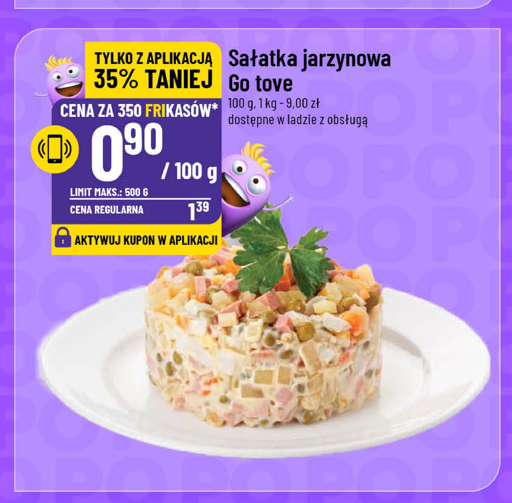 Sałatka jarzynowa Gotove promocja w POLOmarket