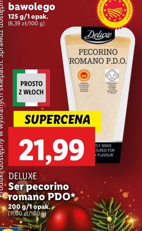 Ser pecorino romano Deluxe promocja