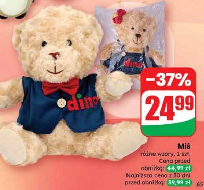 Miś różne wzory promocja w Dino