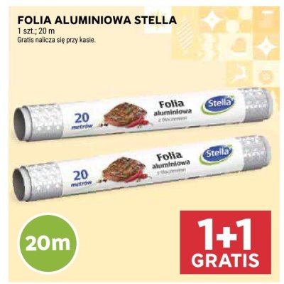 Folia aluminiowa Stella promocja w Stokrotka