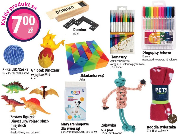 Gniotek dinozaur promocja w Intermarche