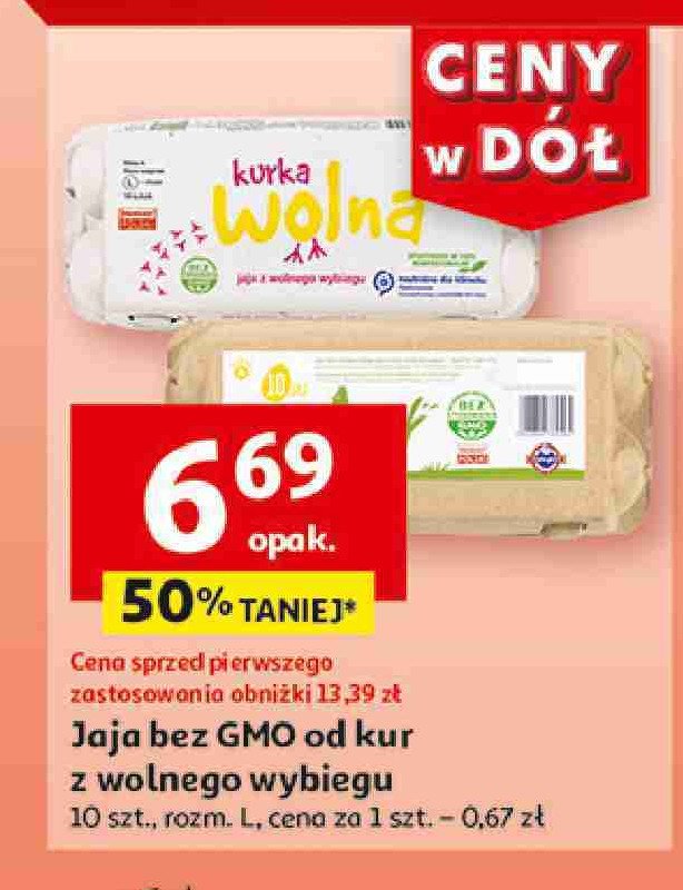 Jaja z wolnego wybiegu kl. m Mizgier promocja
