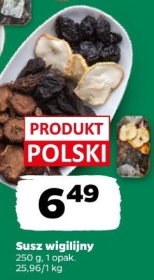 Susz wigilijny promocja w Netto