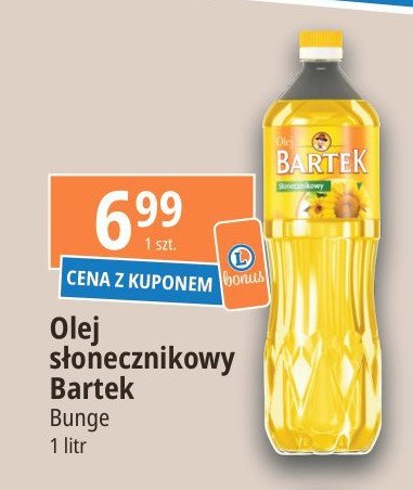 Olej Bartek słonecznikowy promocja