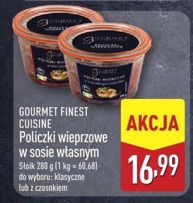 Policzki wieprzowe w sosie własnym  promocja w Aldi