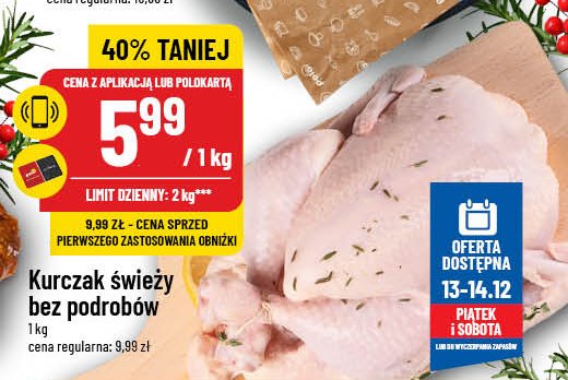 Kurczak świeży bez podrobów promocja