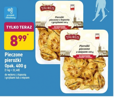 Pierożki pieczone z kapustą i grzybami Taurus promocja