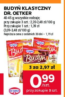 Budyń czekoladowy Dr. oetker promocja