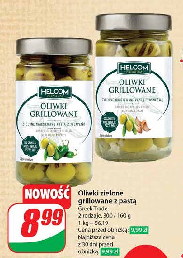 Oliwki grillowane nadziewane papryką jalapeno promocja