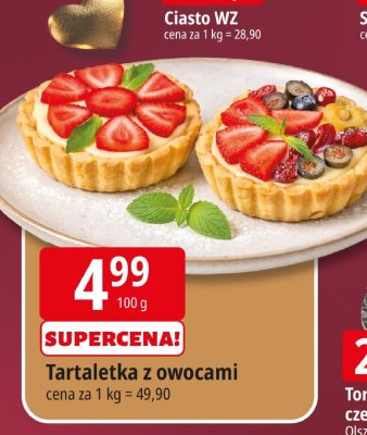 Tartaletka z owocami promocja w Leclerc