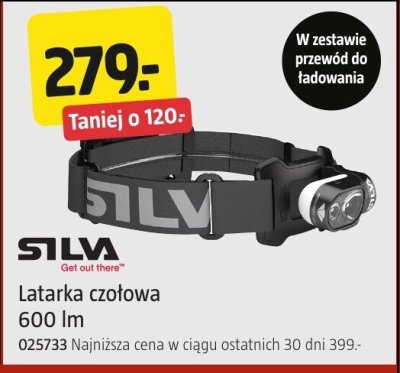 Latarka czołowa SILVA 600 lm promocja w Jula