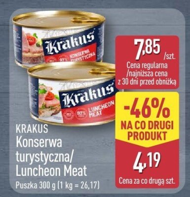 Konserwa turystyczna promocja w Aldi