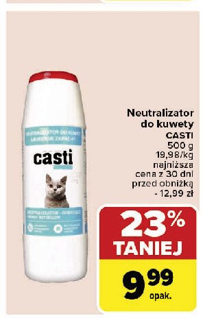 Neutralizator do kuwet Casti promocja w Carrefour Market