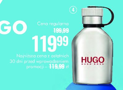 Woda toaletowa Hugo boss iced Hugo by hugo boss promocja w Super-Pharm