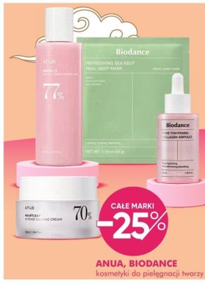 Kosmetyki do pielęgnacji twarzy ANUA, BIODANCE promocja w Super-Pharm