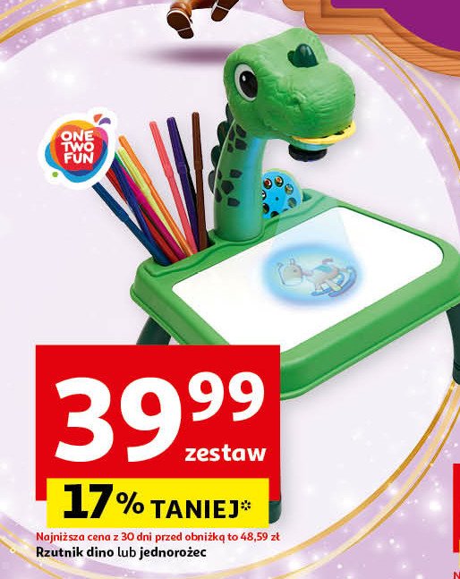 Rzutnik dino One two fun promocja