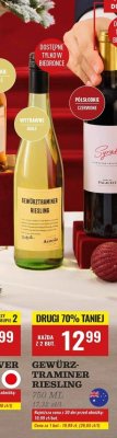 Wino GEWÜRZTRAMINER RIESLING promocja w Biedronka