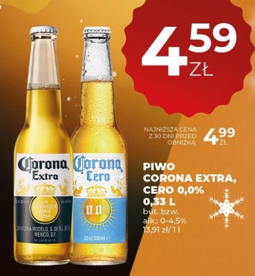 Piwo CORONA CERO 0,0% promocja w Duży Ben