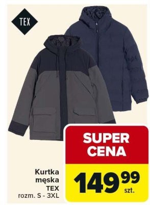 Kurtka męska TEX promocja w Carrefour