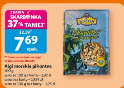 Algi morskie pikantne Edega promocja w Auchan