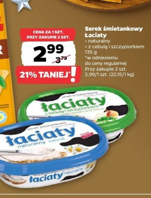 Serek śmietankowy z cebulą i szczypiorkiem promocja w Netto
