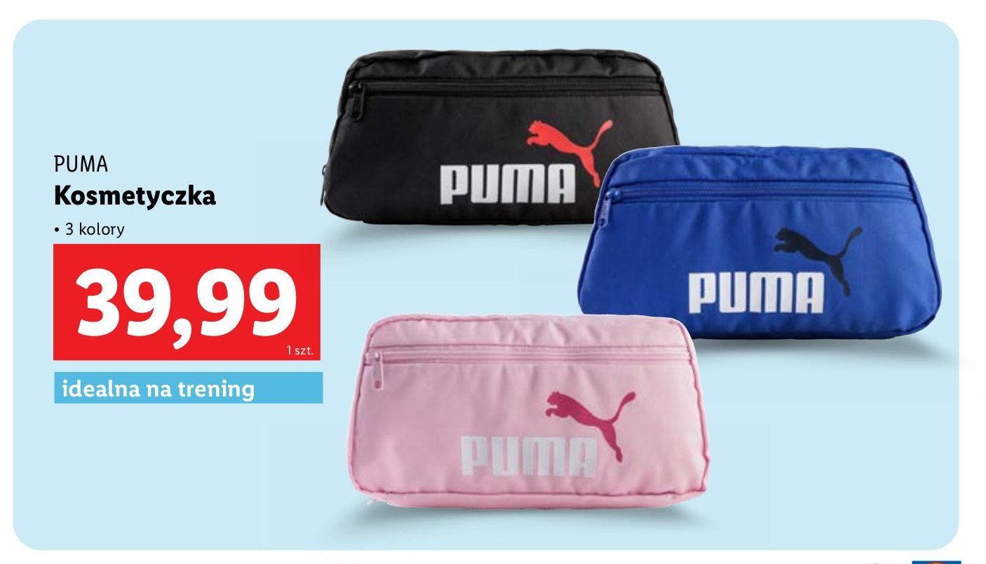 Kosmetyczka Puma promocja w Lidl