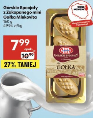Górskie Specjały z Zakopanego mini Gołka Mlekpvita promocja w Delikatesy Centrum