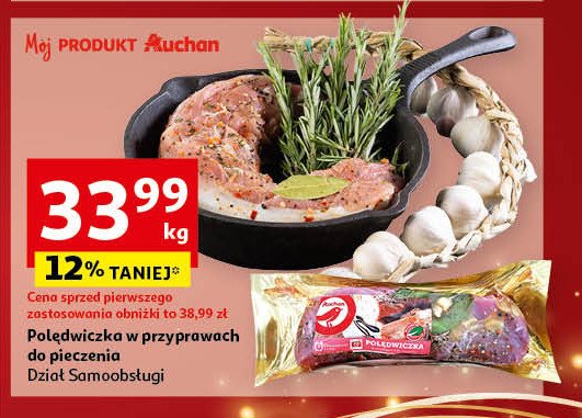 Polędwiczka wieprzowa w przyprawach Auchan promocja w Auchan