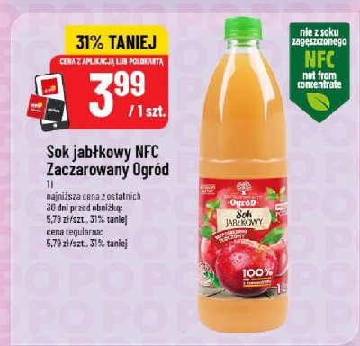 Sok jabłkowy NFC Zaczarowany Ogród promocja w POLOmarket