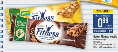 Baton honey almond Nestle fitness promocja
