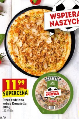 Pizza kebab Donatello pizza promocja