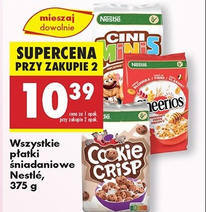 Płatki śniadaniowe Cookie crisp promocja w Biedronka
