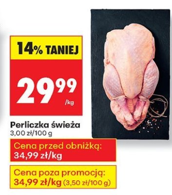 Perliczka świeża promocja w Biedronka