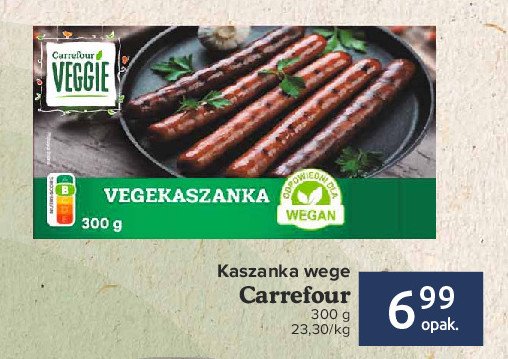 Vegekaszanka Carrefour veggie promocja