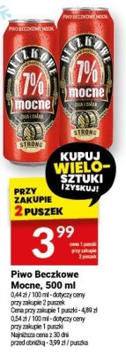 Piwo Beczkoweмocne, 500 ml promocja w Twój Market