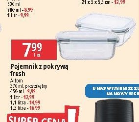 Pojemnik z pokrywą fresh 1 l Altom design promocja