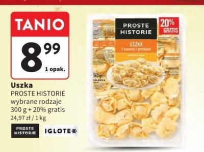 Uszka Proste Historie wybrane rodzaje promocja w Intermarche