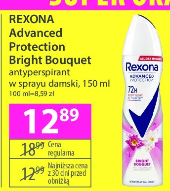 Dezodorant Rexona bright bouquet promocja