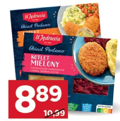 Kotlet Danie Kotlet z Dodatkami u Jędrusia promocja w Stokrotka