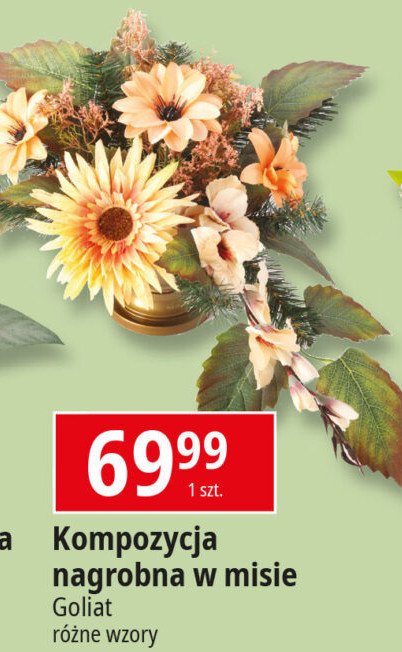 Kompozycja nagrobna 55 cm Goliat promocja