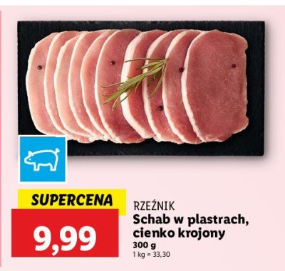 Schab wieprzowy cienko krojony Rze藕nik codzienna dostawa promocja
