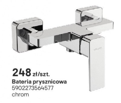 Bateria prysznicowa chromowana Valvex Harris promocja w Castorama