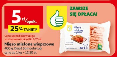 Mięso mielone wieprzowe Auchan promocja w Auchan